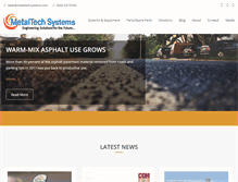Tablet Screenshot of metaltechsystems.com
